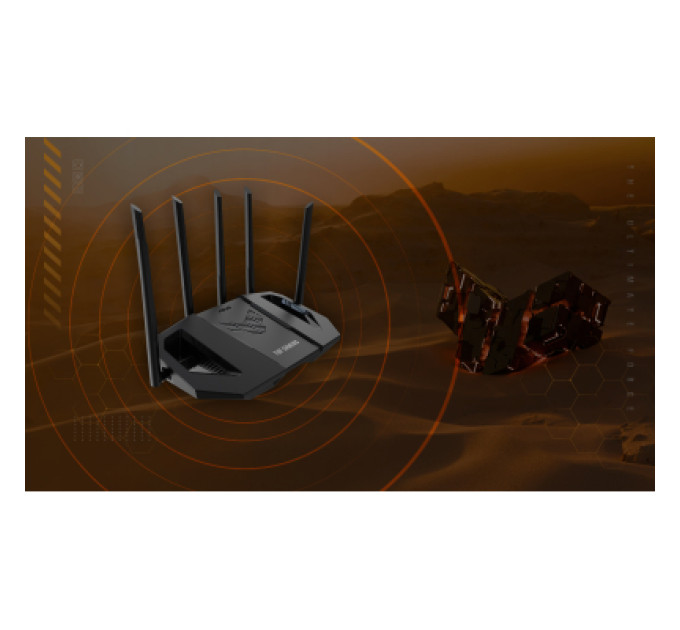 ASUS Маршрутизатор ASUS TUF-BE6500 (90IG0920-MO9C00)