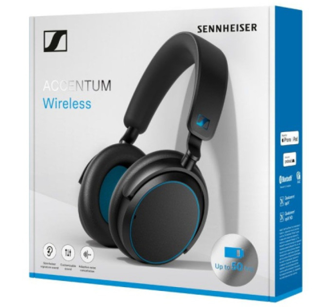 Sennheiser Навушники Sennheiser ACCENTUM Wireless Blues (700381)