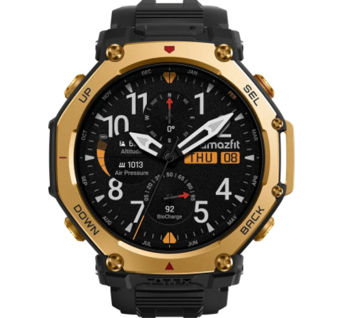 Amazfit Смарт-годинник Amazfit T-Rex 3 Pro 48mm W2444OV5N Black Gold (1170957)
