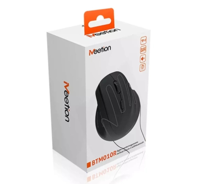 Meetion Мишка Meetion BTM010R RGB Bluetooth/Wireless Black (MT-BTM010R-A)
