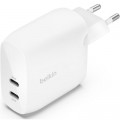 Зарядний пристрій Belkin 30W 2хUSB-С PD PPS white (WCB010VFWH)