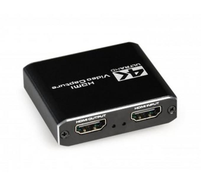 Адаптер Cablexpert HDMI - HDMI+USB+3.5 мм (F/F), Black (UHG-4K2-01)