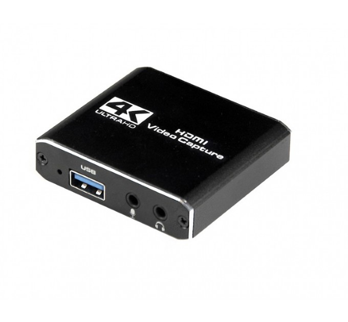 Адаптер Cablexpert HDMI - HDMI+USB+3.5 мм (F/F), Black (UHG-4K2-01)