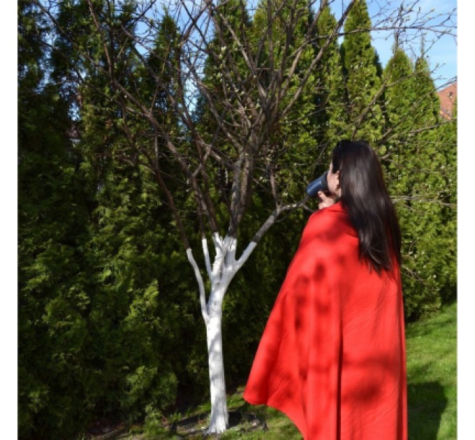 Плед Bergamo флісовий Warm у чохлі 150 х 180 см Червоний (202311pl-02)