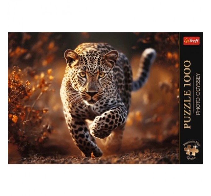 Пазл Trefl Premium Дикий леопард 1000 елементів (5900511108187)