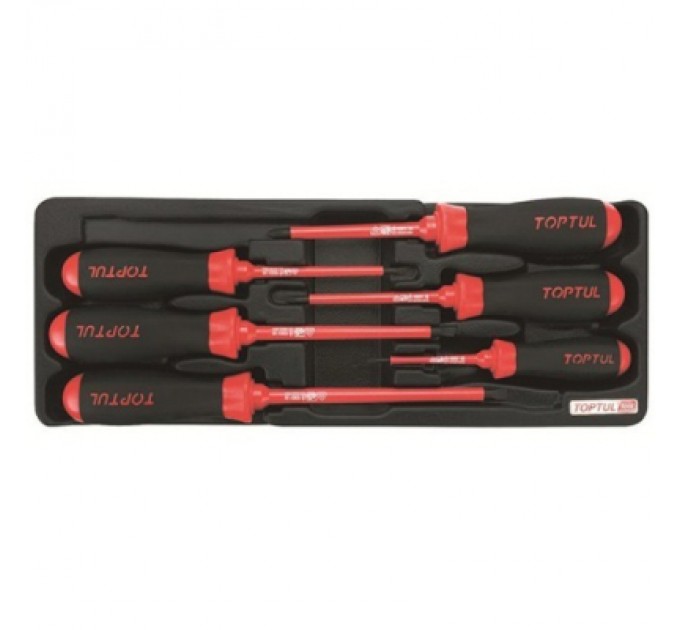 Набір викруток Toptul діелектричних (1000V) 6шт. у ложементі (GAAT0603)