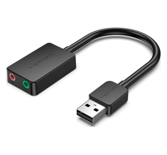 Звукова плата Vention Audio USB 2х3,5 мм jack 0.15m (CDYB0)