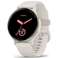 Смарт-годинник Garmin Vivoactive 5 Cream Gold Aluminum Bezel with Ivory Case and Silicone Band (010-02862-5B)