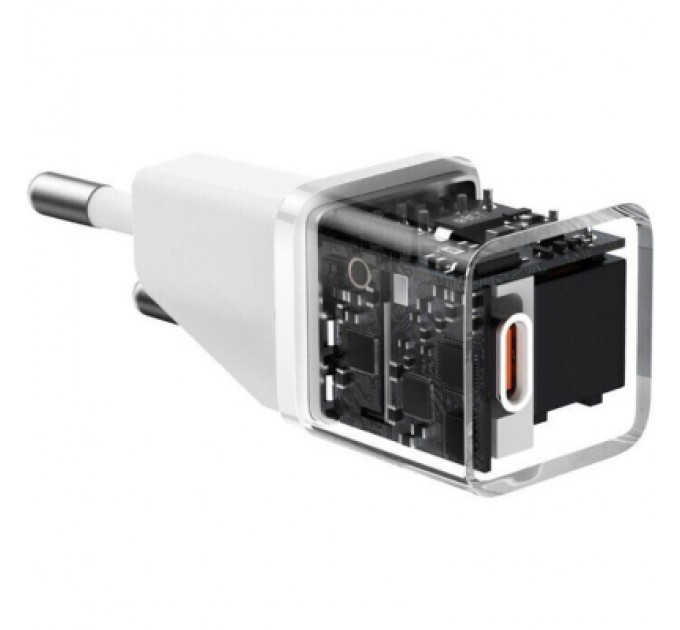 Зарядний пристрій Baseus GaN5 Fast Charger USB-C 20W white (CCGN050102)