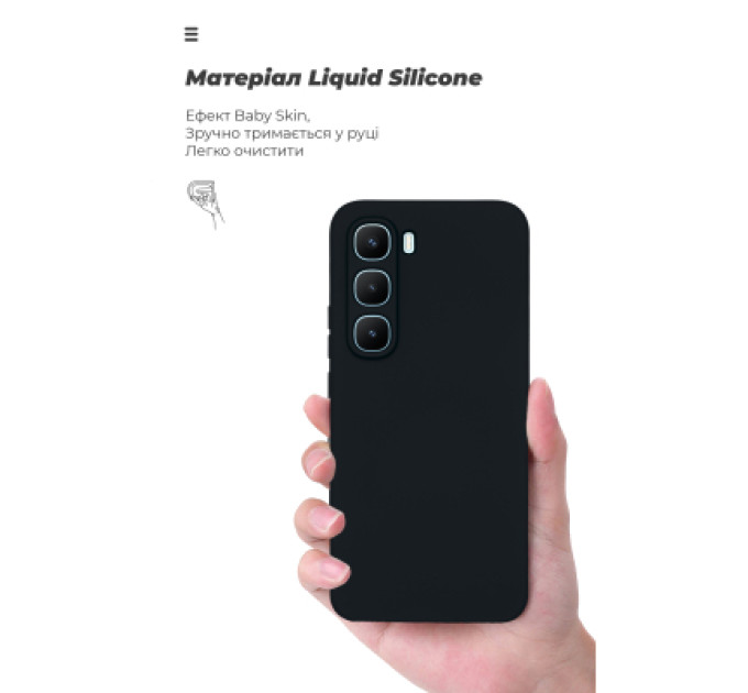 Armorstandart Чохол до мобільного телефона Armorstandart ICON Infinix Hot 60 Pro 4G Camera cover Black (ARM88672)