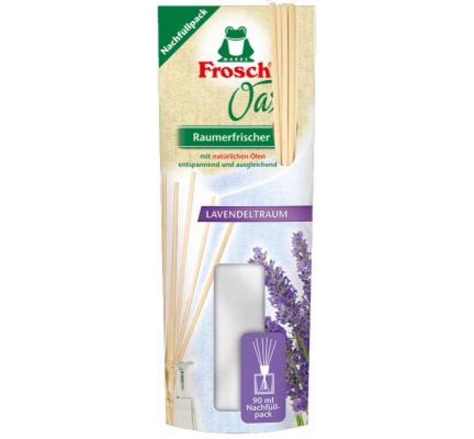 Аромадифузор Frosch Оазис Лаванда 90 мл (запаска) (4001499914607)
