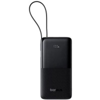 Батарея універсальна Baseus Bipow 2 Digital Display 20000mAh 20W with Built-in USB-C Cable Black (P10077101113-01)