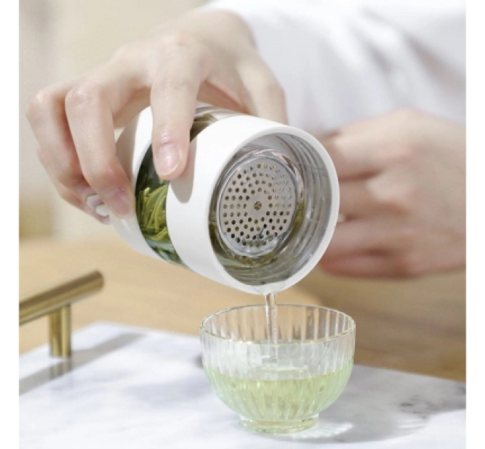 Xiaomi Термос Xiaomi Quange Intelligent Tea Separator Cup White (H8134)