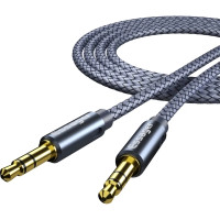Кабель мультимедійний 3.5mm M to 3.5mm M 5.0m gray Essager (EYP35-DYD0G)