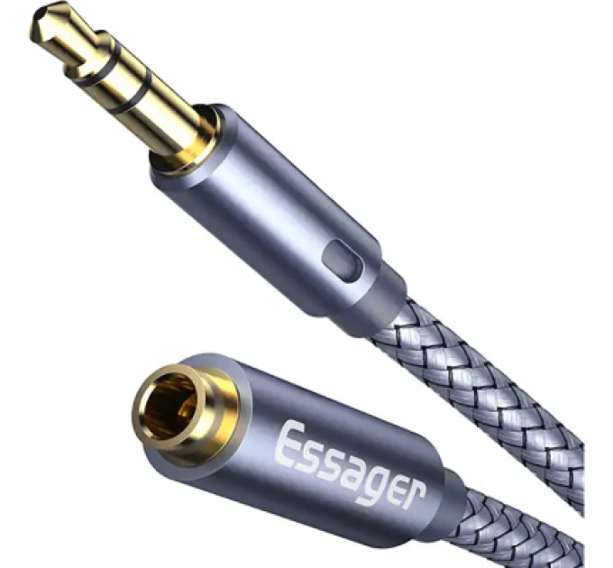 Essager Кабель мультимедійний 3.5mm F to 3.5mm M 3.0m Essager (EYPY35-MYC0G)