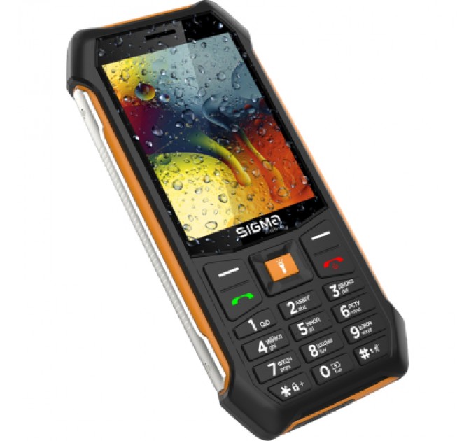 Мобільний телефон Sigma X-style 323 RAIN Black-Orange (4827798885727)