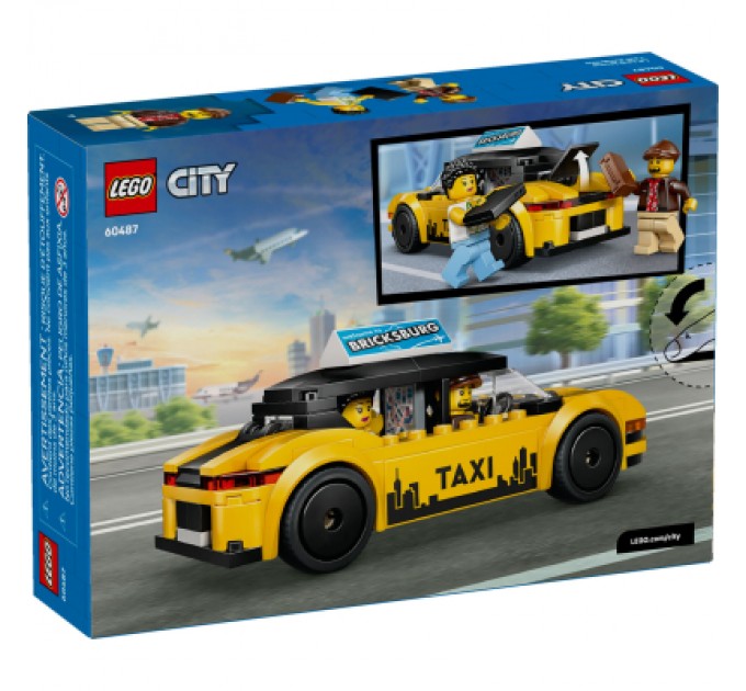 Конструктор LEGO City Жовте таксі (60487)