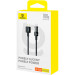 Baseus Дата кабель USB-C to USB-C 2.0m 100W (20V/5A) black Baseus (P10373000111-01)