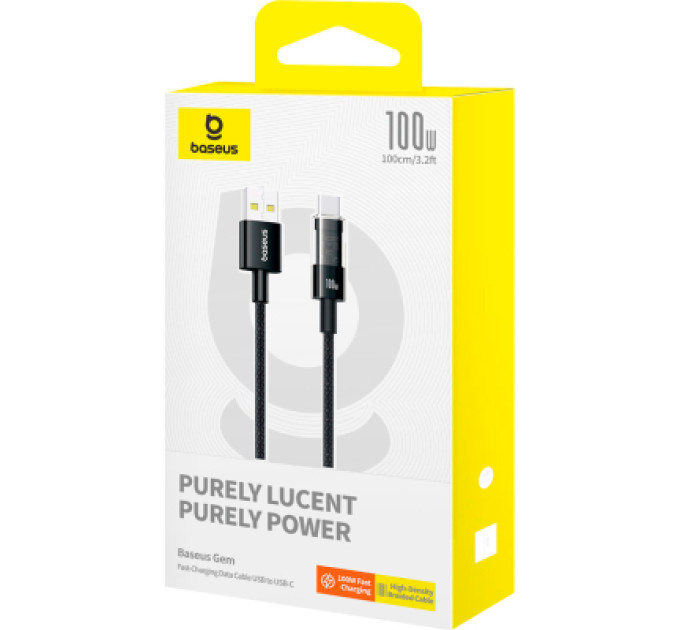 Baseus Дата кабель USB 2.0 AM to USB-C 1.0m 100W (20V/5A) Baseus (P10373002111-00)
