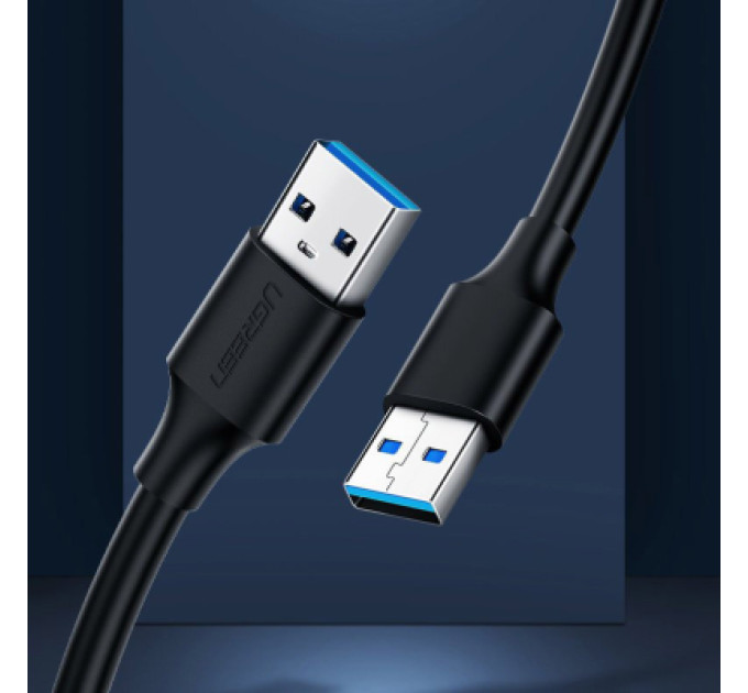 Ugreen Дата кабель USB 2.0 AM/AM 1.0m black Ugreen (10309)