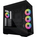 Корпус для ПК Lian Li V100R case with pre-installed four 120mm RGB PWM fan, Black (G99.V100RX.01)