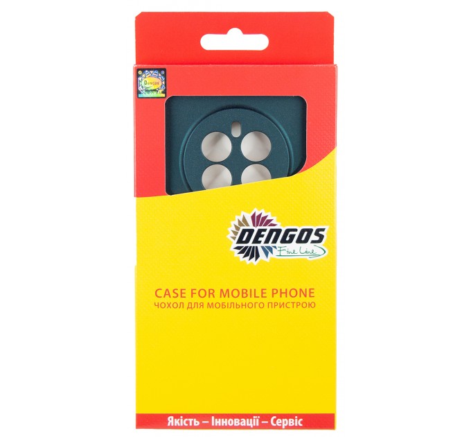 Чохол до мобільного телефона Dengos Realme 12 4G/5G Soft+glass Green (DG-KM-184)