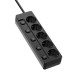 ColorWay Фільтр живлення СolorWay (CW-PSEA52SBK) 5 розеток, 2м, Black