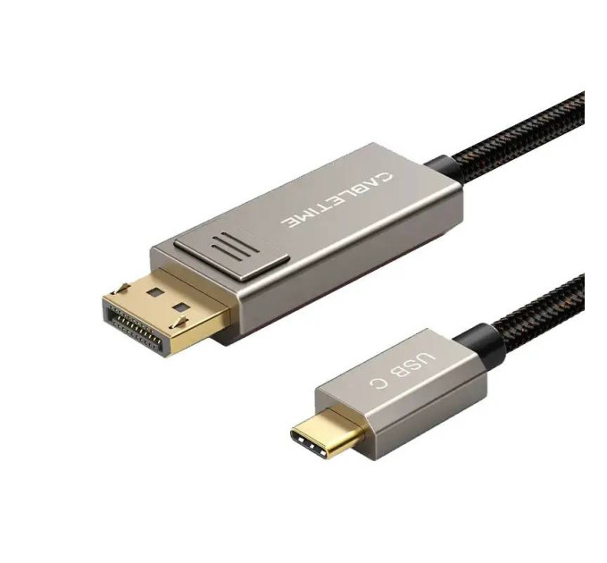 Cabletime Кабель Cabletime USB Type-C - DisplayPort (M/M), 2 м, Black (CC23H)