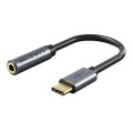 Cabletime Кабель Cabletime USB Type-C - Audio 3.5 мм (M/F), 0.15 м, Black (CPA6G)