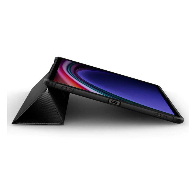 Spigen Чохол-книжка Spigen Rugged Armor Pro для Samsung Galaxy Tab S9+ 12.4 SM-X810/SM-X816 / Tab S10+ 12.4 SM-X820/SM-X826 Black (ACS06539)