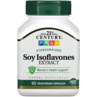 Вітамінно-мінеральний комплекс 21st Century Соєві Ізофлавони, Standardized Soy Isoflavones Extract, 60 вегетаріанс (CEN-22306)