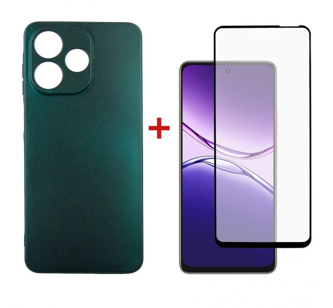 Чохол до мобільного телефона Dengos Oppo A5 Pro Soft+glass Green (DG-KM-183)