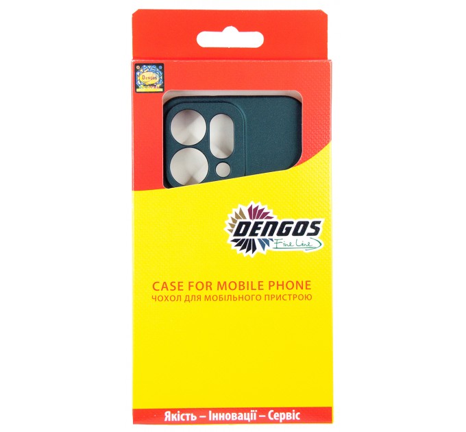 Чохол до мобільного телефона Dengos Oppo Reno14 5G Soft+glass Green (DG-KM-181)