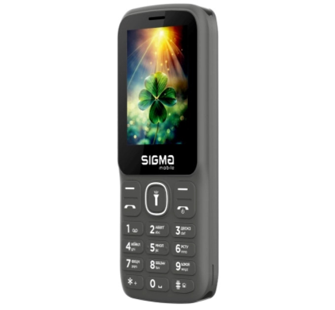 Sigma Мобільний телефон Sigma X-style 242 LUCKY Grey (4827798792926)