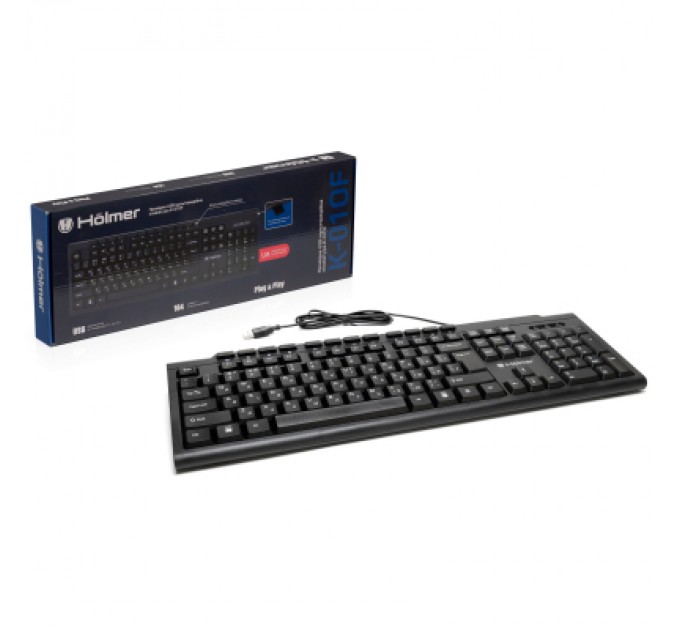 Клавіатура Hölmer K-01OF USB UA Black (K-01OF)
