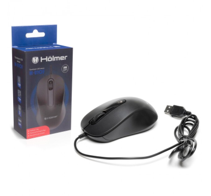 Мишка Hölmer M-01OF USB Black (M-01OF)
