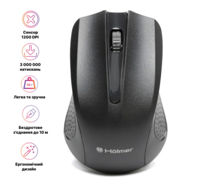 Мишка Hölmer MW-01OF Wireless Black (MW-01OF)