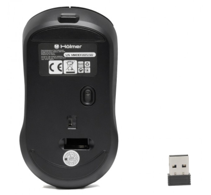 Мишка Hölmer MW-03OF Wireless/Bluetooth Black (MW-03OF)