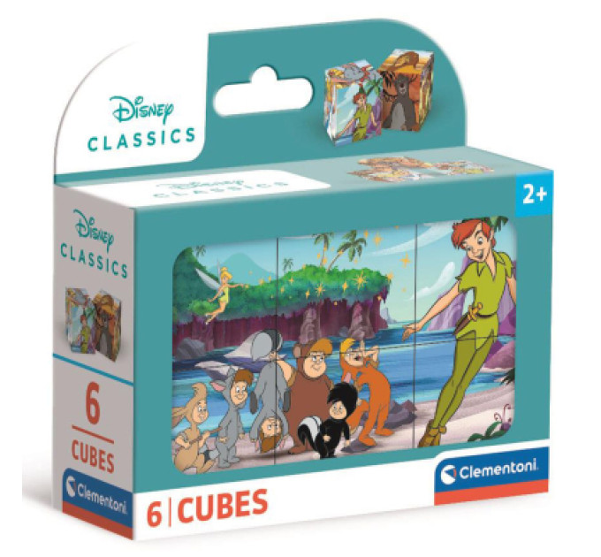 Clementoni Кубики Clementoni пазл Disney Classic, 6 елементів (40657)