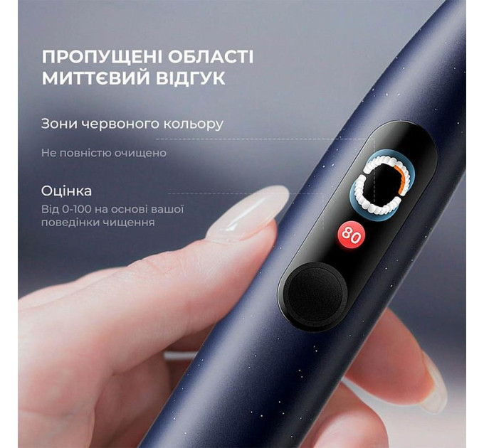 Oclean Електрична зубна щітка Oclean X Plus Pro Digital Blue