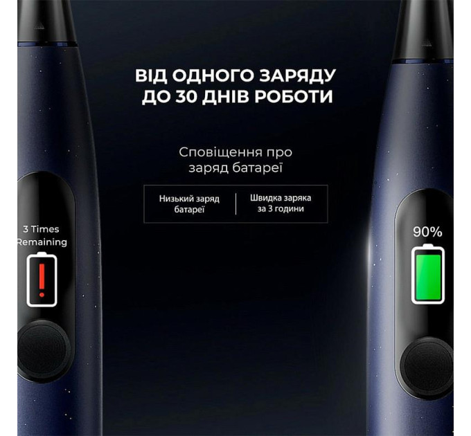 Oclean Електрична зубна щітка Oclean X Plus Pro Digital Blue