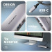 AXAGON Хаб концентратор AXAGON HMC-6G2L USB-C 10Gbps 6in1 hub, Grey