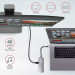 AXAGON Хаб концентратор AXAGON HMC-5 SuperSpeed USB-C COMBO 5in1 hub, Grey