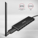 AXAGON Хаб AXAGON HUE-F7A SuperSpeed USB-A FLAT hub, 1m USB-A cable, Black