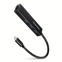 Хаб концентратор AXAGON HMC-GL3A SuperSpeed USB-C hub + gigabit LAN