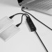 AXAGON Хаб AXAGON HUE-S2BL USB3.0 CHARGING hub, .2m Cable, MicroUSB Charging, Black