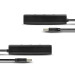 AXAGON Хаб AXAGON HUE-S2BL USB3.0 CHARGING hub, .2m Cable, MicroUSB Charging, Black