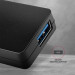 AXAGON Хаб AXAGON HUE-G1A SuperSpeed USB SLIM hub, cable 14cm Type-A, Black