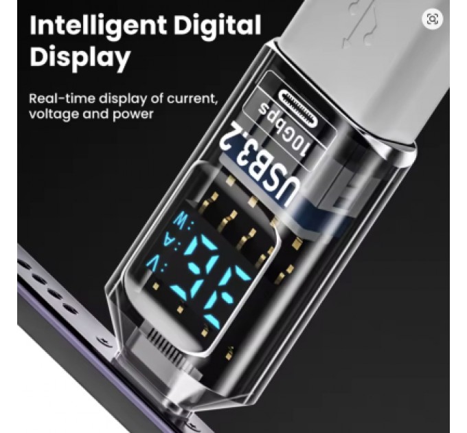 Перехідник OTG USB 3.2 AF to USB-C M 10Gbps QC 36W with display XoKo (AC-322UTC)