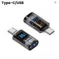 Перехідник OTG USB 3.2 AF to USB-C M 10Gbps QC 36W with display XoKo (AC-322UTC)